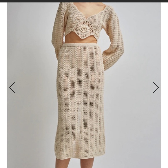 New without tag, Free People Mozh Mozh handmade prima cotton crochet set 🧶 - Picture 2 of 7